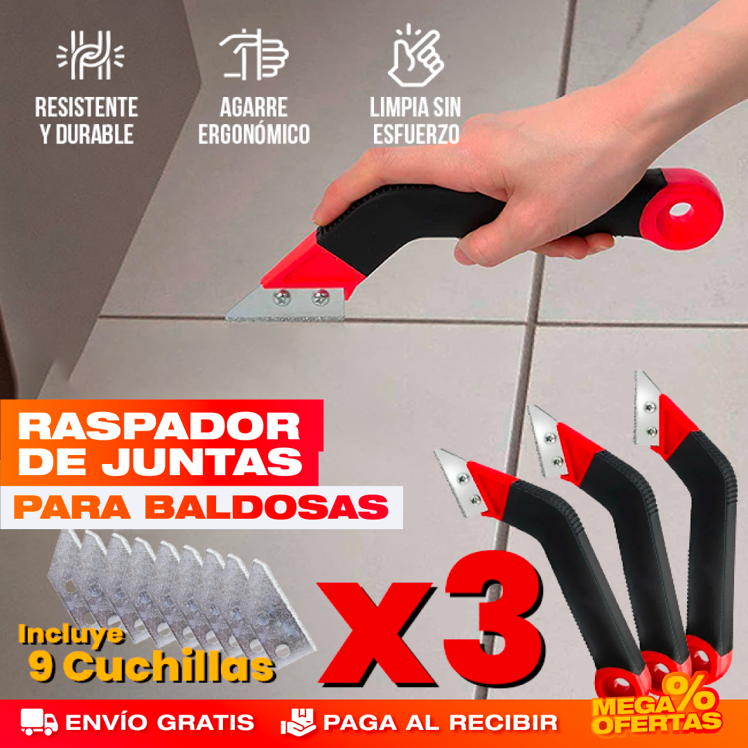 Promo 3x1 Raspador de Juntas – Juntas del Baño Como Nuevas Sin Esfuerzo